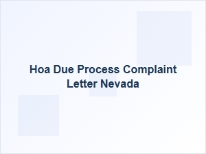 Hoa Dispute Process in Nevada
