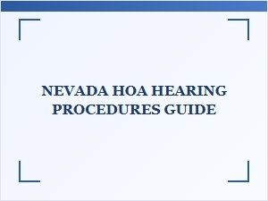 A Guide to Nevada Hoa Hearing Procedures